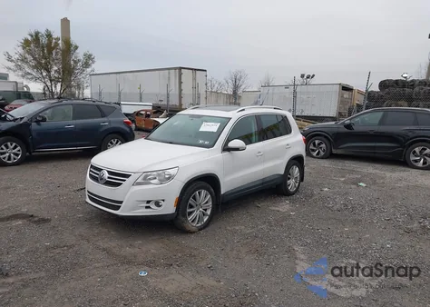 2011 Volkswagen Tiguan Se из США, поврежденный, VIN WVGBV7AX9BW511586